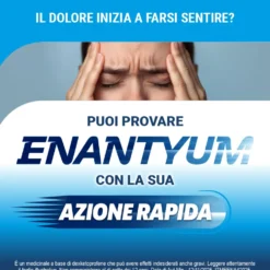 Enantyum 25 mg - Antidolorifico al dexketoprofene per i dolori acuti, 20 compresse rivestite