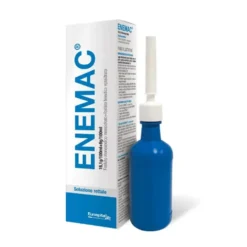 Enemac Soluzione Rettale 16,1g/100ml + 6g/100ml Stitichezza e Evacuazione Intestinale, 1 Contenitore Monodose da 130ml