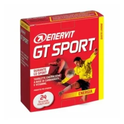 Enervit GT Sport Integratore Alimentare Gusto Limone, 24 tavolette