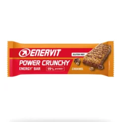 Enervit Power Crunchy Caramel - Barretta energetica per l'energia durante l'allenamento, 40 g