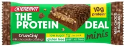 Enervit Protein Deal alla nocciola - Barretta proteica per la massa muscolare, 33 g