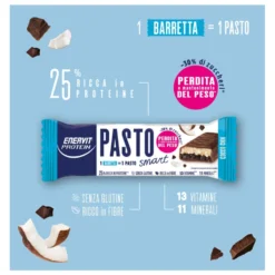 Enervit Protein Pasto Smart Cocco Ciok - Barretta sostitutiva del pasto, 55 g