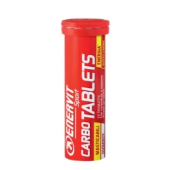 Enervit Sport Carbo Tablets - Integratore energetico al limone per lo sport, 12 tavolette