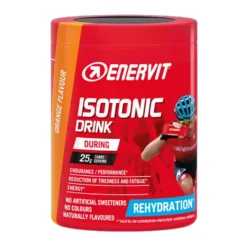 Enervit Sport Isotonic Drink - Bevanda isotonica all'arancia per la reidratazione sportiva, 420 g
