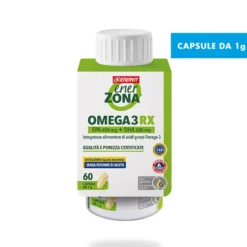 EnerZona Omega 3 RX Integratore di EPA e DHA, 60 Capsule x 1g