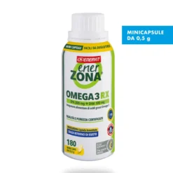 EnerZona Omega 3 RX Integratore di EPA e DHA, 180 Capsule x 0.5g