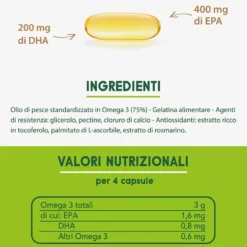 EnerZona Omega 3 RX - Integratore di omega 3 per la funzione cardiaca e cerebrale, 210 capsule