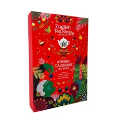 English Tea Shop Advent Calendar Tea Book Calendario dell'Avvento con Tè e Tisane, 25 filtri