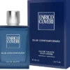 Enrico Coveri Blue Contemporary Eau de Toilette Profumo Uomo Fresco, 100ml