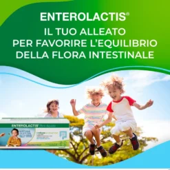 Enterolactis Fibra Liquida Integratore Fermenti Lattici, 12 Flaconcini