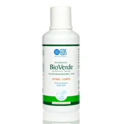 EOS Biodetergente Verde - Detergente igienizzante per il corpo e l'intimo con tea tree oil, 500 ml