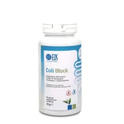 Eos Coli Block - Integratore alimentare per il benessere gastrointestinale, 60 capsule