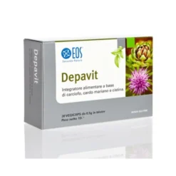 Eos Depavit - Integratore per la funzionalità epatica e digestiva, 30 capsule da 500 mg