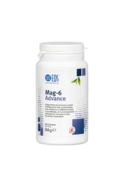 Eos Mag 6 Advance - Integratore di magnesio per l'energia e la funzione muscolare, 60 compresse