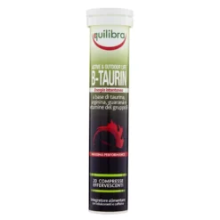 Equilibra B-Taurin Integratore di Taurina e Arginina, 20 Compresse Effervescenti