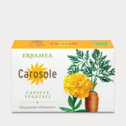 Erbamea Carosole - Integratore per preparare la pelle all'esposizione al sole, 24 capsule vegetali