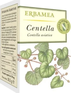 Erbamea Centella Integratore Microcircolo Cellulite e Gambe Pesanti, 50 Opercoli