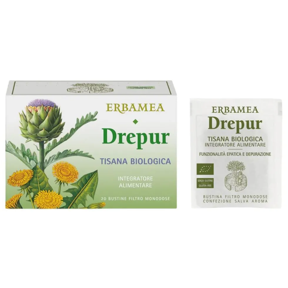 Erbamea Drepur Tisana Biologica, 20 bustine