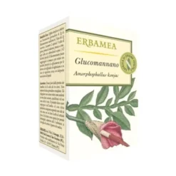 Erbamea Glucomannano Integratore Alimentare, 50 capsule