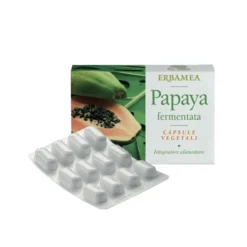 Erbamea Papaya Fermentata Integratore Alimentare, 20 Capsule Vegetali