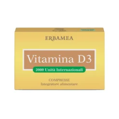 Erbamea Vitamina D3 Integratore Alimentare, 90 Compresse