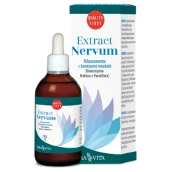 Erba Vita Ansia-Stress Extrat Nervum - Integratore in gocce per il rilassamento mentale, 50 ml