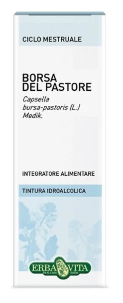 Erba Vita Borsa del pastore - Soluzione idroalcolica per il ciclo mestruale e circolazione, 50 ml