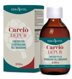 Erba Vita Carciò Depur - Integratore per le funzioni depurative e la funzionalità epatica, 250 ml
