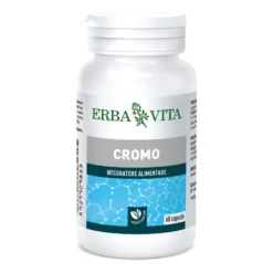 Erba Vita Cromo - Integratore alimentare per il metabolismo dei macronutrienti, 60 capsule