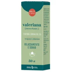 Erba Vita Estratti Liquidi - Tintura Idroalcolica Valeriana, 50ml