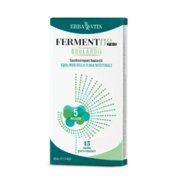 Erba Vita FermentFlor PRO Boulardii Integratore Equilibrio della Flora Intestinale, 15 Capsule Gastro-Resistenti