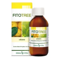 Erba Vita Fitotree - Collutorio lenitivo e antiplacca per il cavo orale, flacone da 200 ml