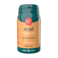 Erba Vita Monoplanta - Acai Integratore Alimentare Antiossidante, 60 Capsule