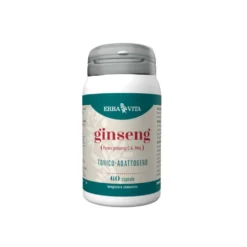 Erba Vita Monoplanta - Ginseng Integratore Tonico Adattogeno, 60 Capsule