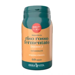 Erba Vita Monoplanta - Riso Rosso Fermentato Integratore Coenzima Q10,60 Capsule