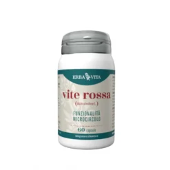 Erba Vita Monoplanta - Vite Rossa Integratore Funzione Microcircolo, 60 Capsule