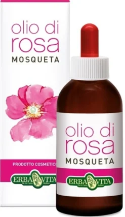 Erba Vita Oli Corpo - Olio di Rosa Mosqueta Idratante Elasticizzante, 10ml