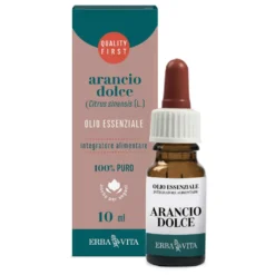 Erba Vita Oli Essenziali - Olio Essenziale Arancio Dolce Digestione, 10ml