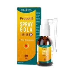 Erba Vita Propoli EVSP Junior - Spray gola mucoadesivo e lenitivo per i bambini, 20 ml