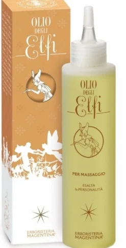 Erboristeria Magentina Olio degli Elfi - Olio nutriente per il corpo e per i massaggi, 150 ml