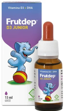 Erbozeta Frutdep D3 Junior Gocce Integratore Alimentare, 15ml