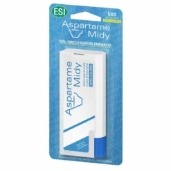 ESI Aspartame Midy - Edulcolorante da Tavola Senza Calorie, 500 Compresse