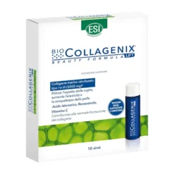 ESI Biocollagenix - Integratore al collagene marino per l'azione anti-età, 10 flaconcini