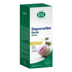 ESI Depurerbe Forte Drink - Integratore depurativo per il benessere del fegato, 500 ml