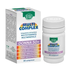 ESI Multicomplex - Donna 50+ Integratore di Vitamine e Minerali, 30 Compresse