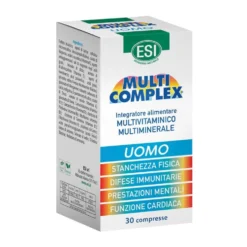 ESI Multicomplex Uomo - Integratore di vitamine e minerali per l'energia e le difese, 30 compresse
