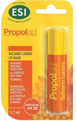 ESI Propolaid balsamo labbra - Stick per l'idratazione e la protezione solare con SPF 20, 5,7 ml