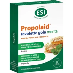 ESI Propolaid - Integratore alla propoli per il benessere della gola, 30 tavolette masticabili
