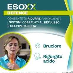 EsoXX Defence Dispositivo Medico per Reflusso Gastro-Esofageo, 30 Compresse