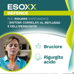 EsoXX Defence Dispositivo Medico per Reflusso Gastro-Esofageo, 20 Compresse